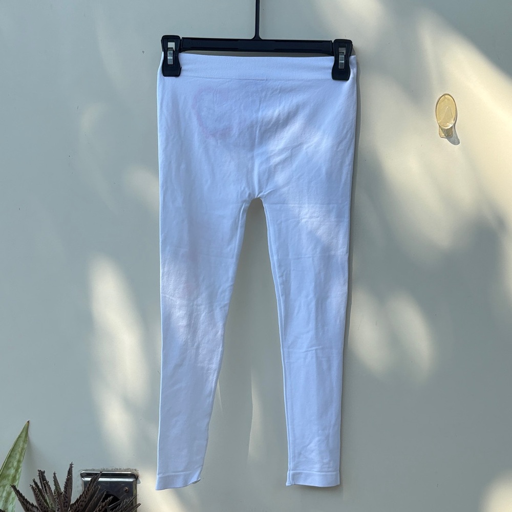 F&F White Stretch Leggings - Slim Fit